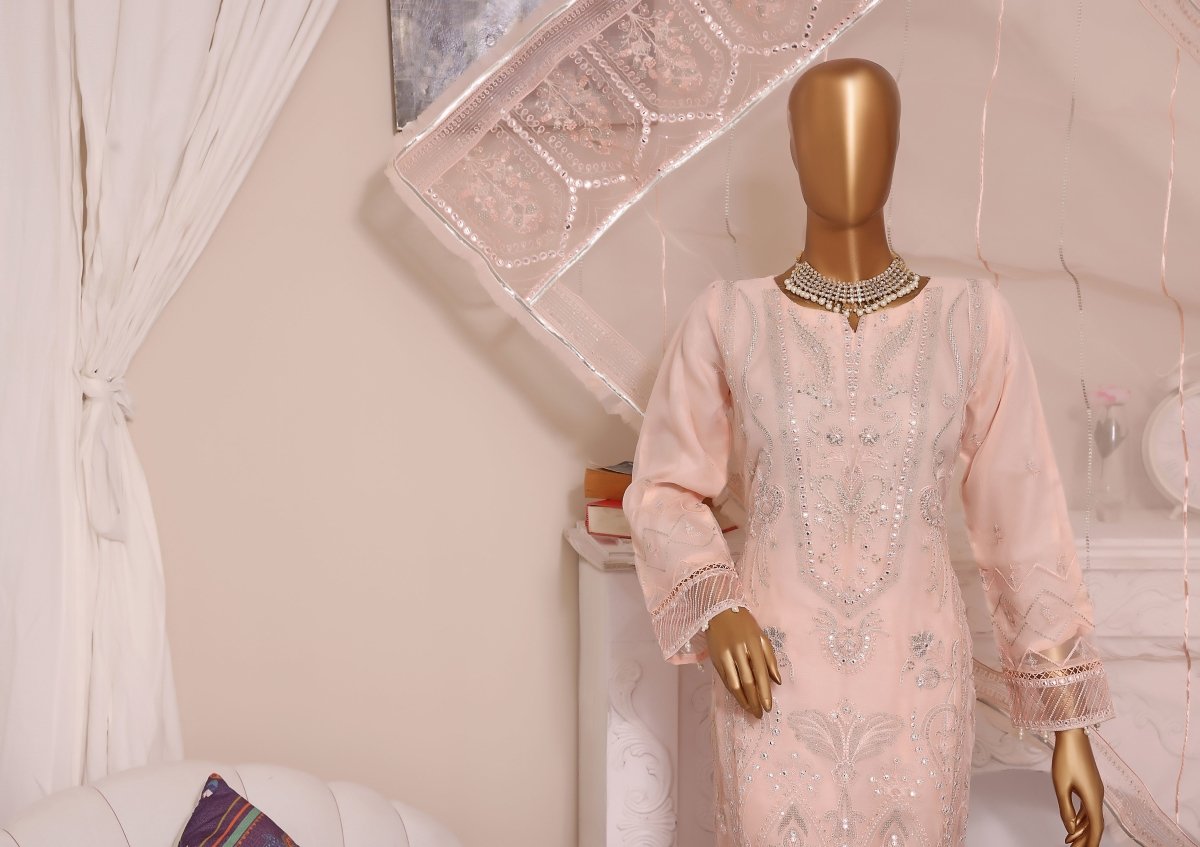 Sada Bahar Embroidered Organza Formal Suit SBA04