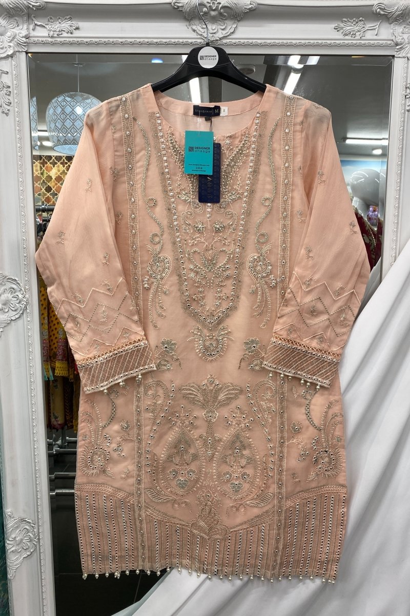 Sada Bahar Embroidered Organza Formal Suit SBA04