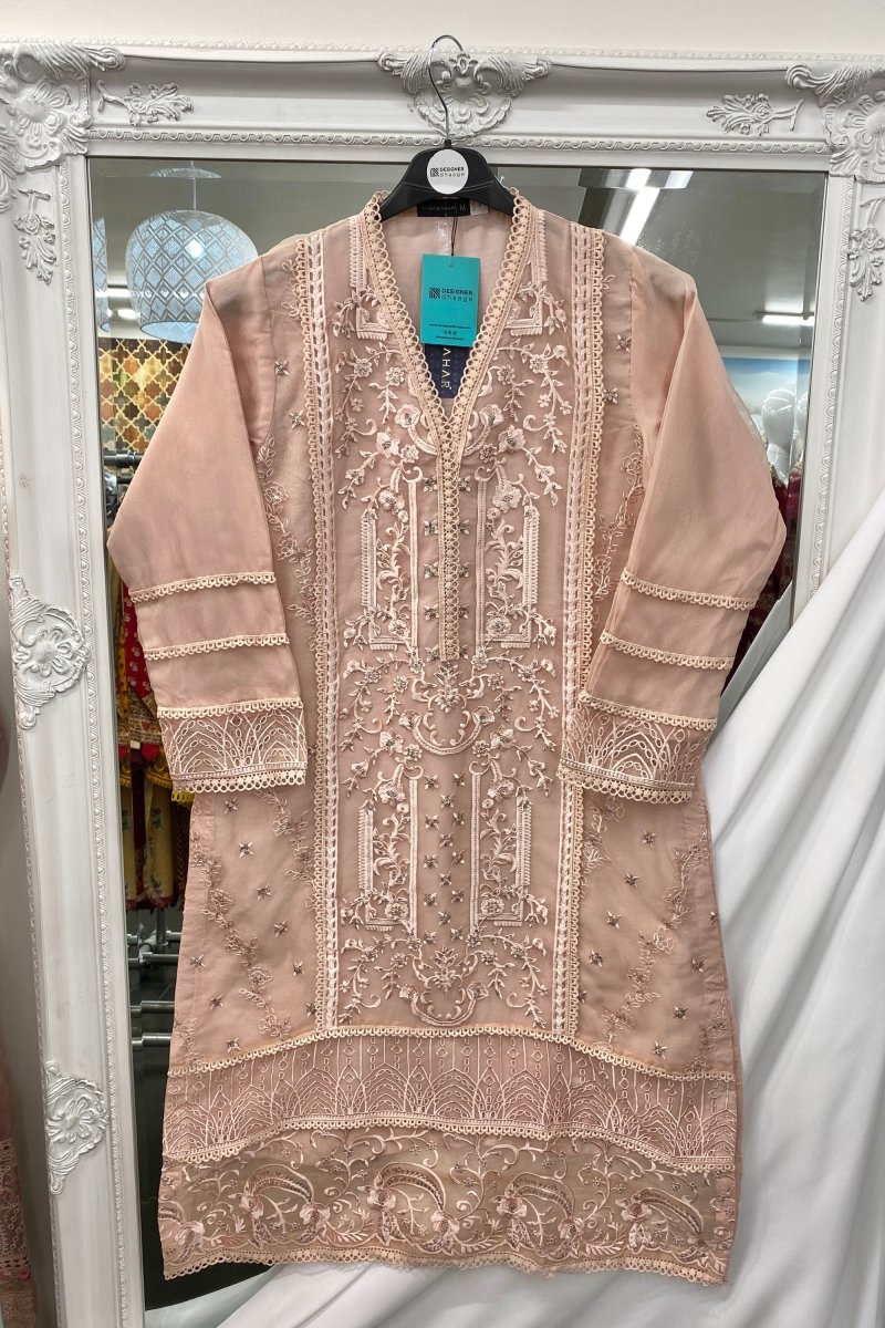 Sada Bahar Embroidered Organza Formal Suit SBA05