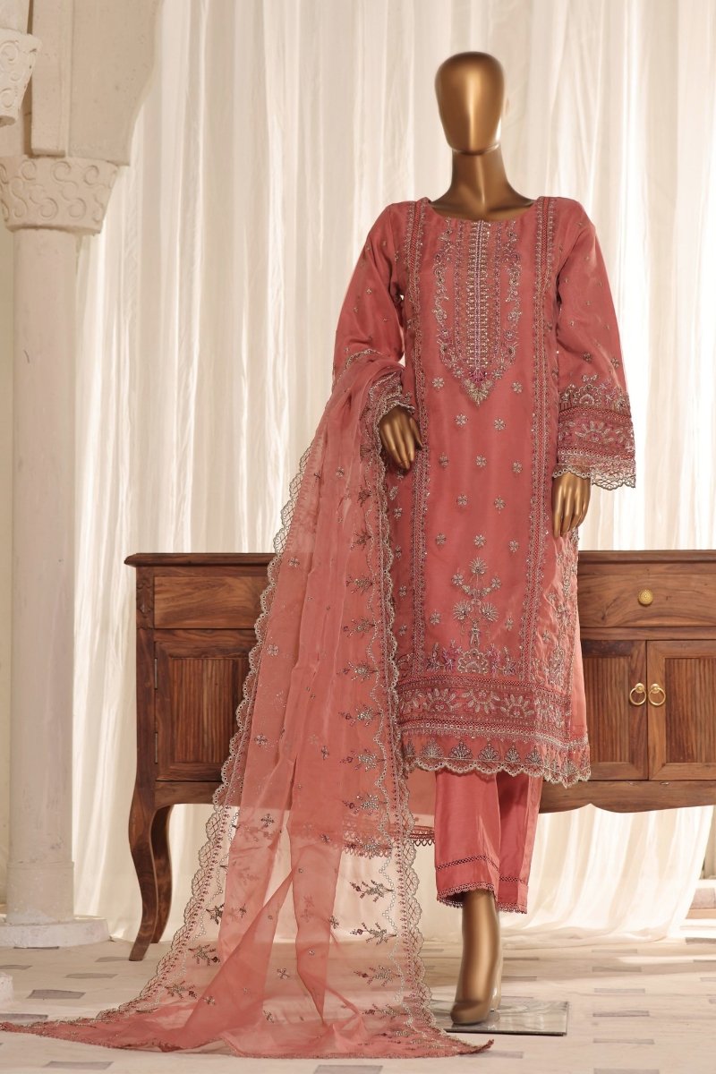 Sada Bahar Embroidered Organza Party Wear SBA74-Designer dhaage