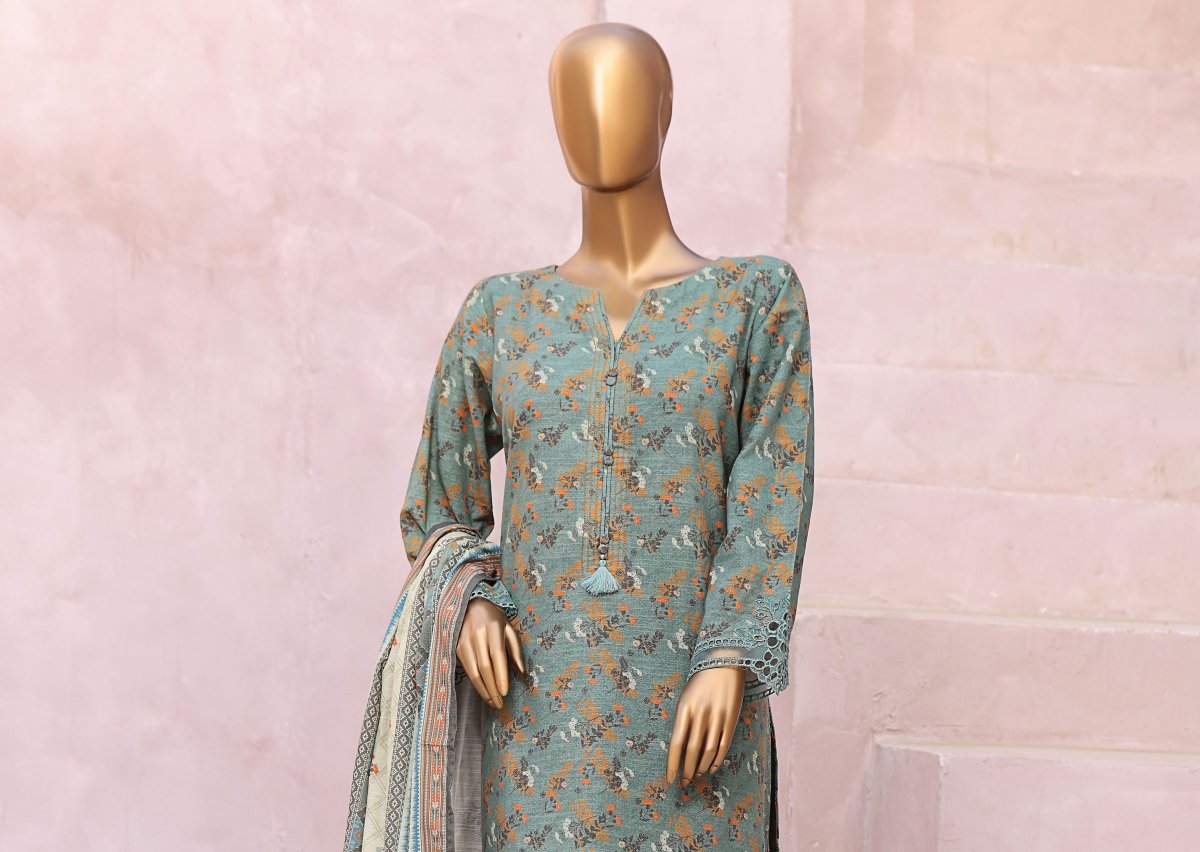 Sada Bahar Khaddar 3 Piece Co-ord Suit SBA66-Designer dhaage