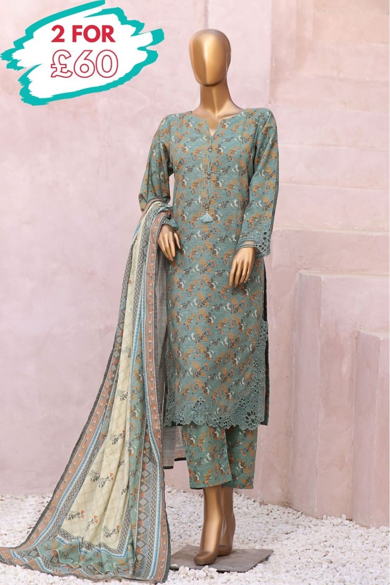 Sada Bahar Khaddar 3 Piece Co-ord Suit SBA66-Designer dhaage