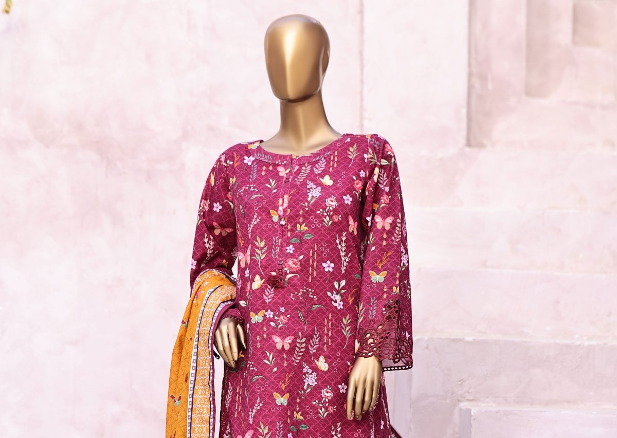 Sada Bahar Khaddar 3 Piece Suit SBA70-Designer dhaage