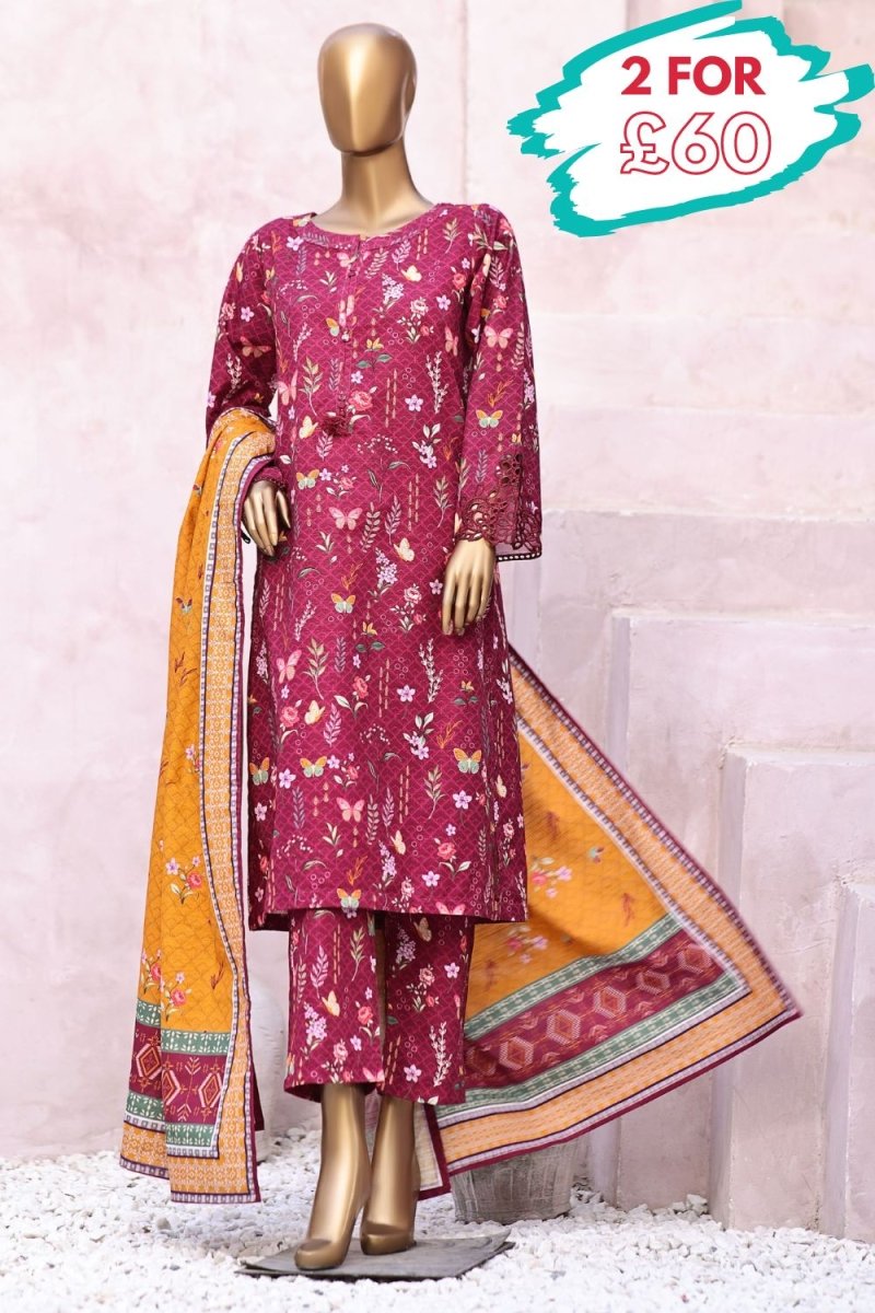 Sada Bahar Khaddar 3 Piece Suit SBA70-Designer dhaage