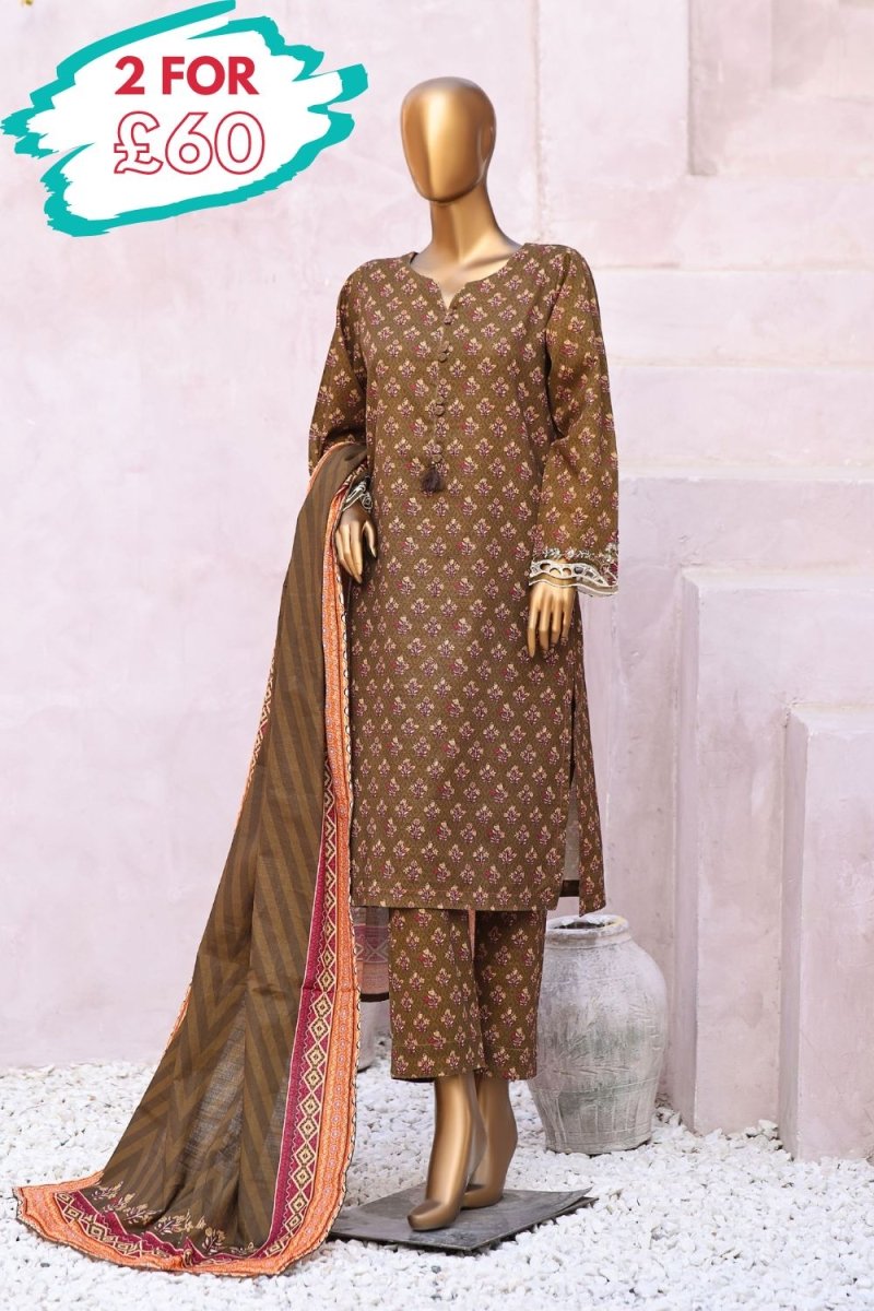 Sada Bahar Khaddar 3 Piece Suit SBA71-Designer dhaage