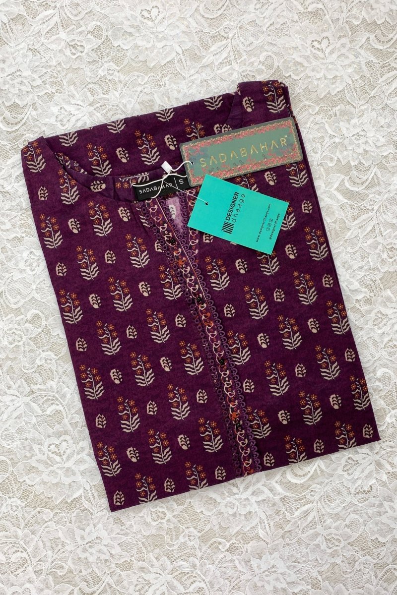 Sada Bahar Lawn Shirt SBA23