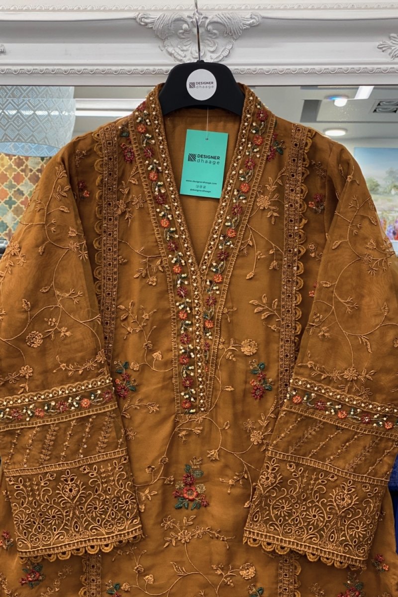 Sada Bahar Organza Formal Suit SBA08
