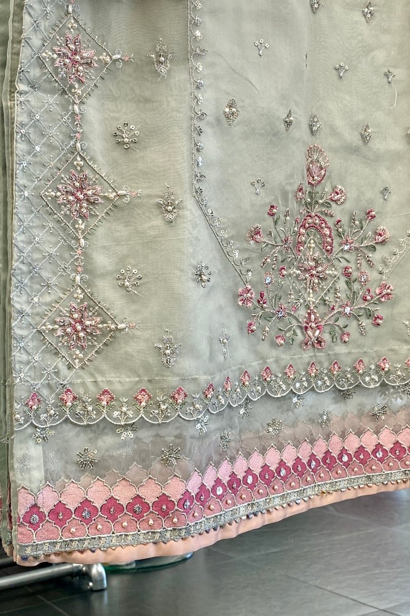 Sada Bahar Embroidered Organza Formal Suit SBA27