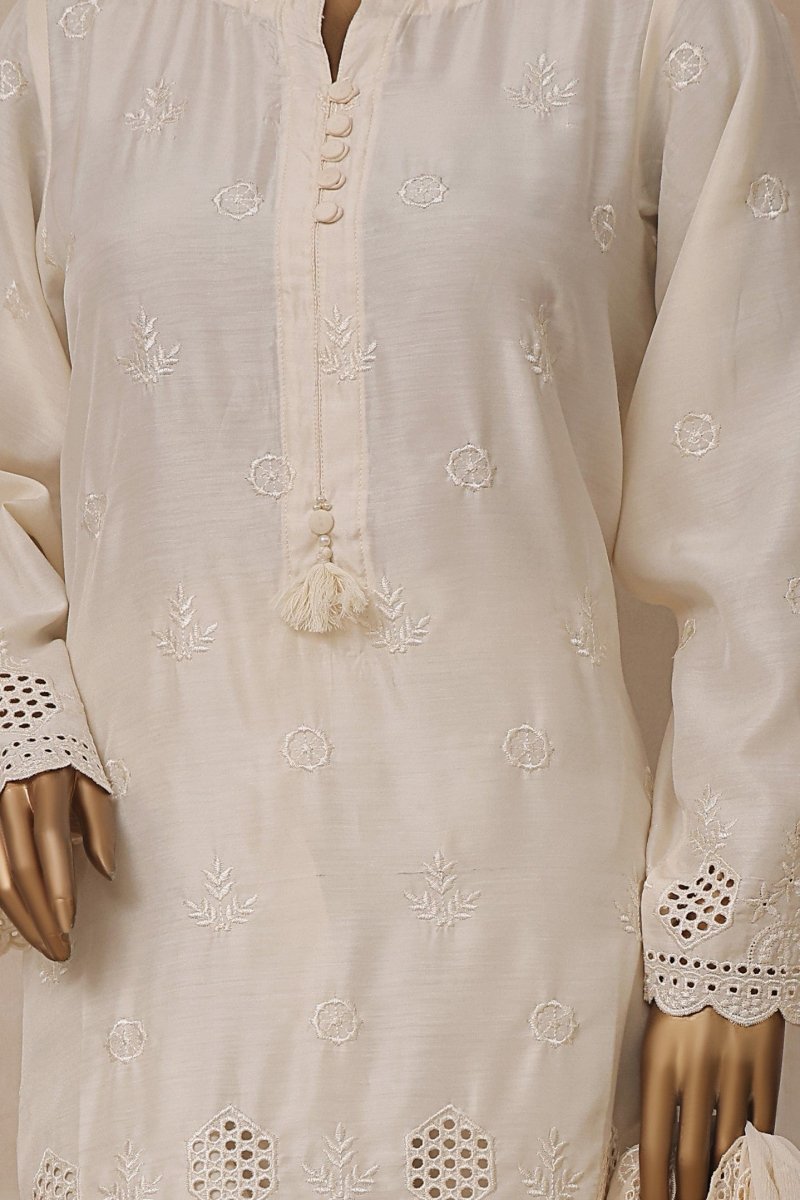 Sada Bahar Viscose Chikankari 3 Piece Suit SBA53 - Designer dhaage