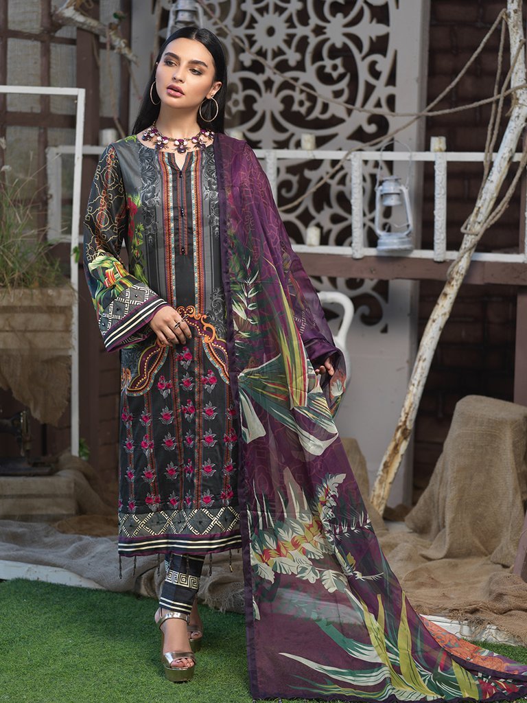 Salitex Cotton Silk 3 PC Suit SAL11