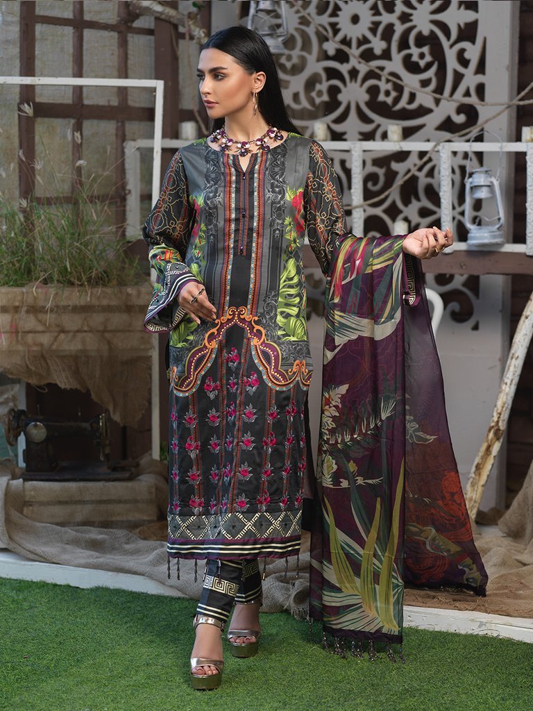 Salitex Cotton Silk 3 PC Suit SAL11