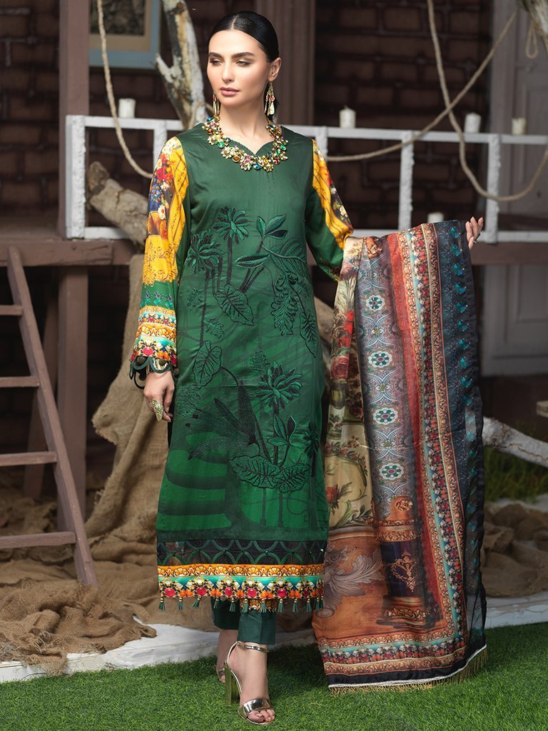 Salitex Cotton Silk 3 PC Suit SAL13