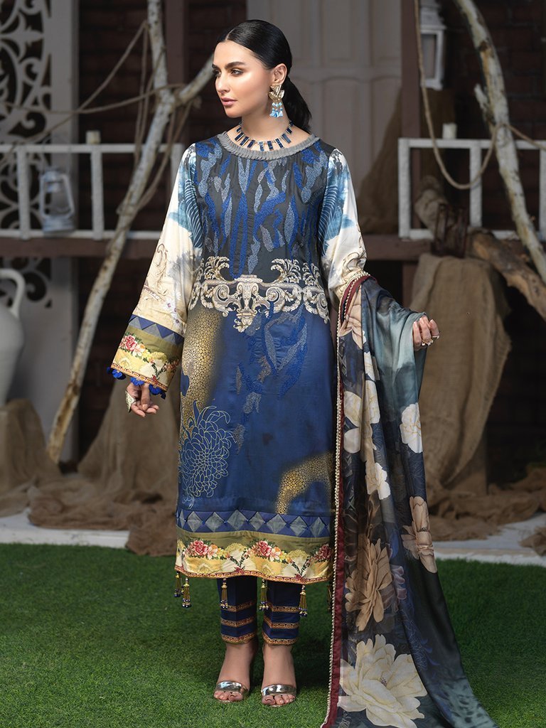 Salitex Cotton Silk 3 PC Suit SAL15