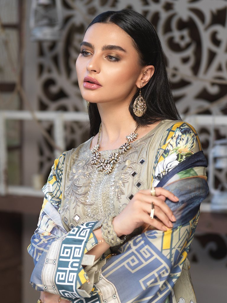Salitex Cotton Silk 3 PC Suit SAL19