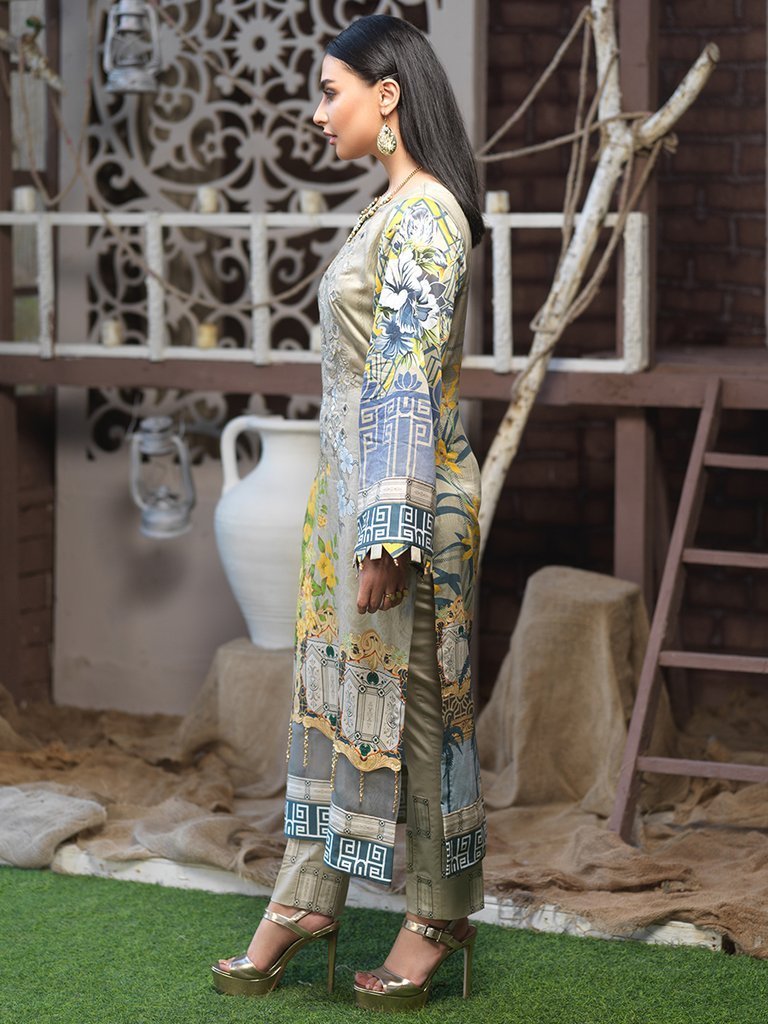Salitex Cotton Silk 3 PC Suit SAL19