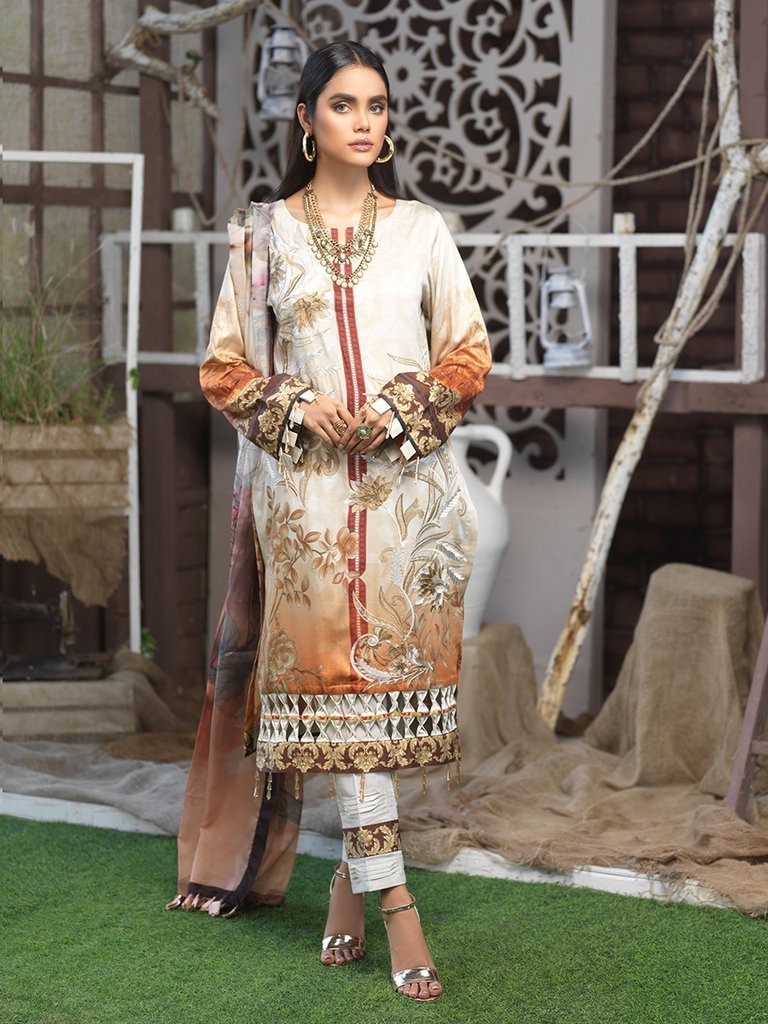 Salitex Cotton Silk 3 PC Suit SAL22