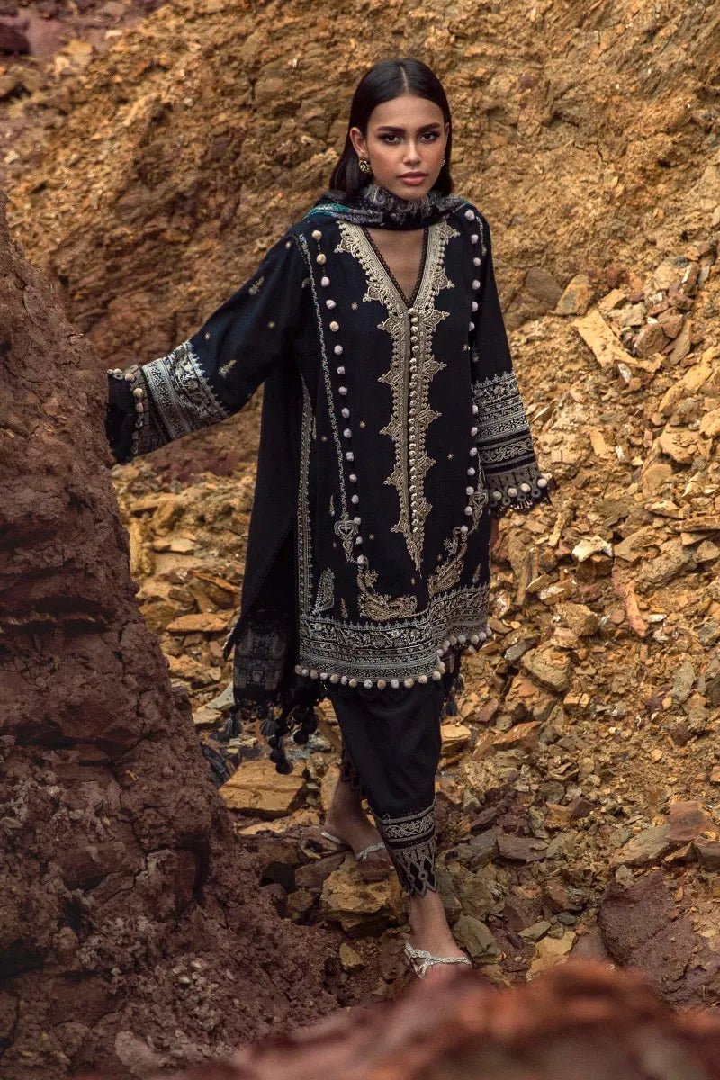 Sana Safinaz Muzlin AW22 12A SAN205-Designer dhaage