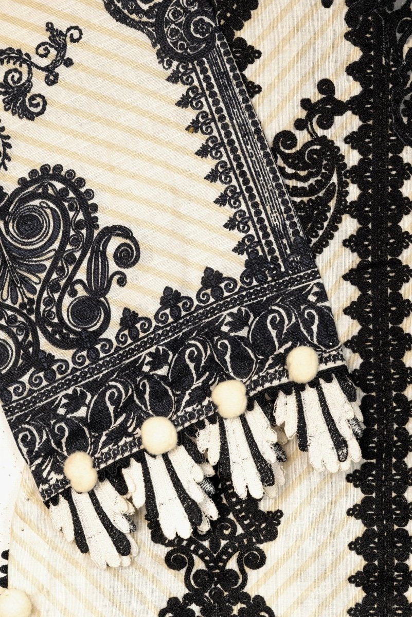 Sana Safinaz Muzlin AW22 9B SAN213-Designer dhaage