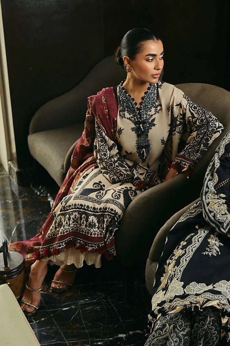 Sana Safinaz Muzlin AW23 7A SAN247-Designer dhaage