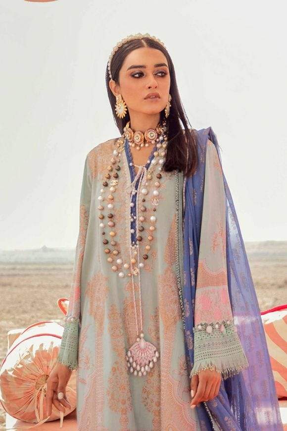 Sana Safinaz Muzlin SS21 14B-Designer dhaage