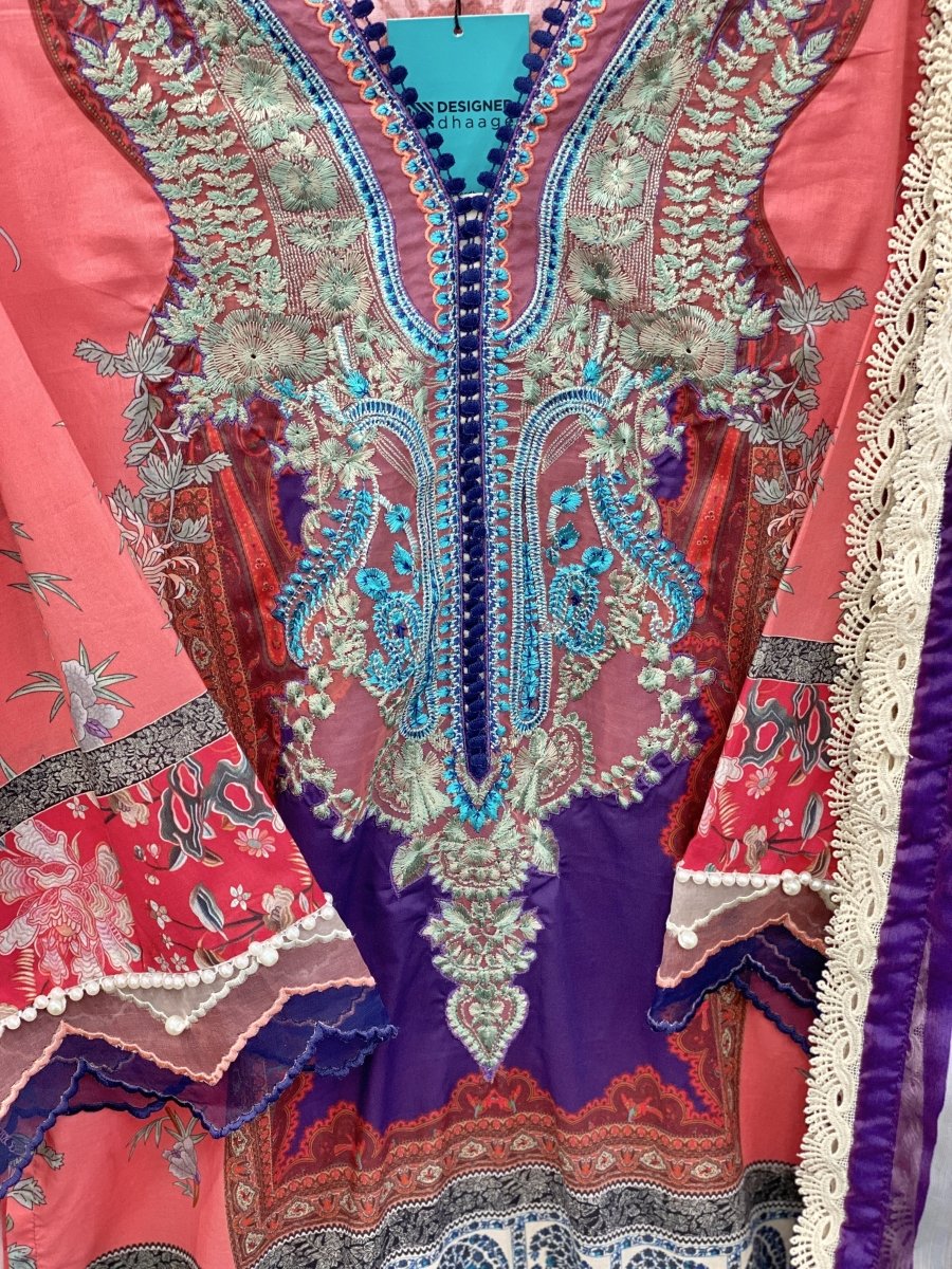 Sana Safinaz Muzlin SS21 24B-Designer dhaage