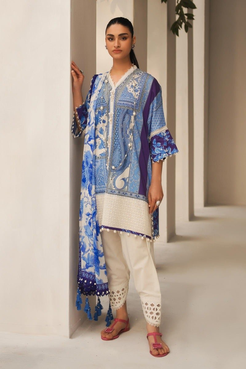 Sana Safinaz Muzlin SS23 11B SAN231-Designer dhaage
