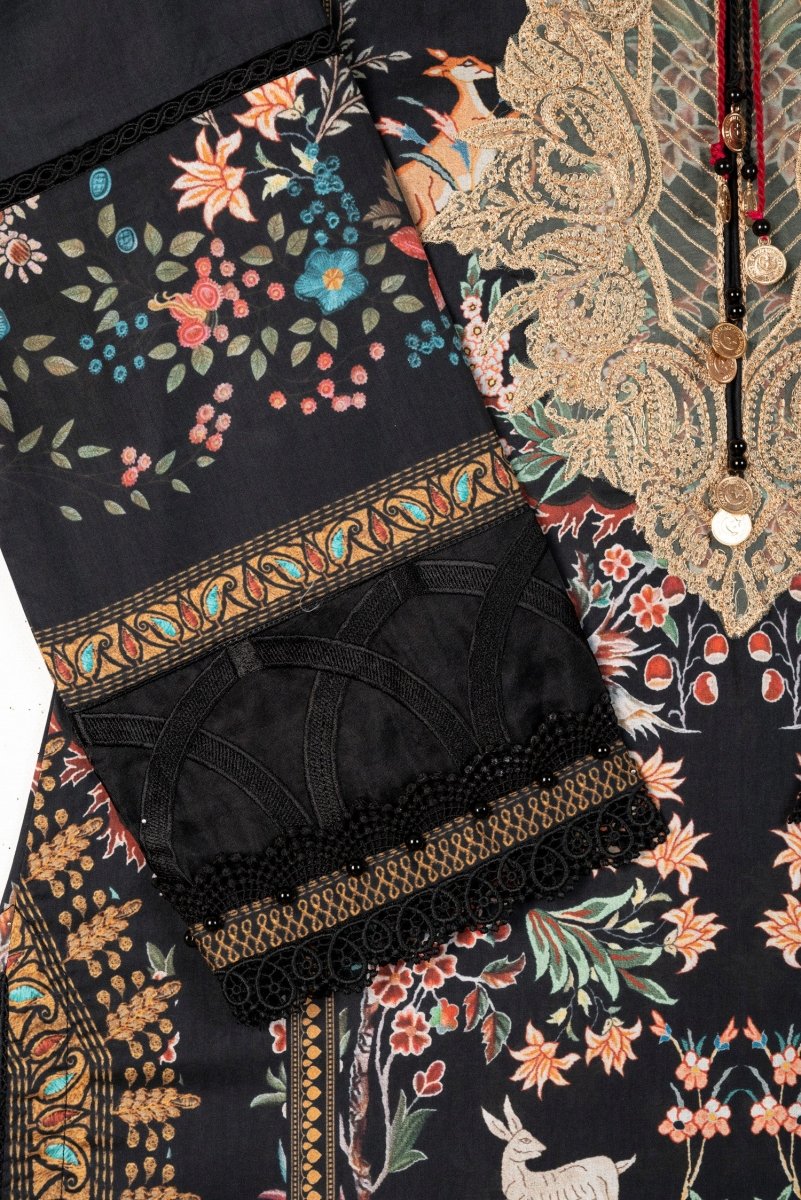 Sana Safinaz Muzlin SS23 28A SAN241-Designer dhaage