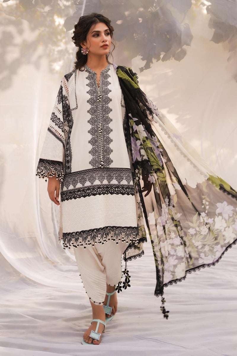 Sana Safinaz Muzlin SS23 6A SAN226-Designer dhaage