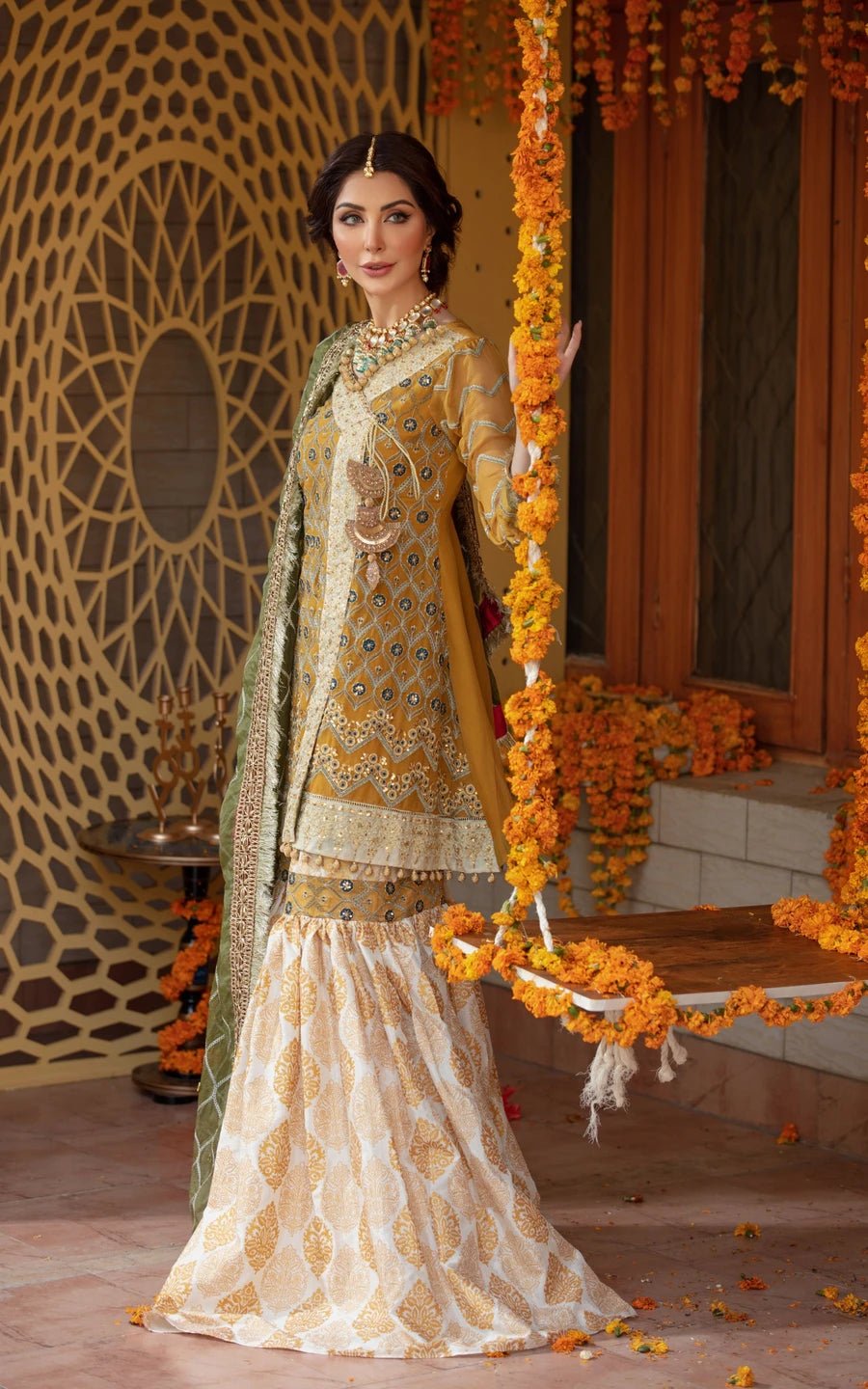 Sanaya Formal Gharara Hussna SYA01-Designer dhaage
