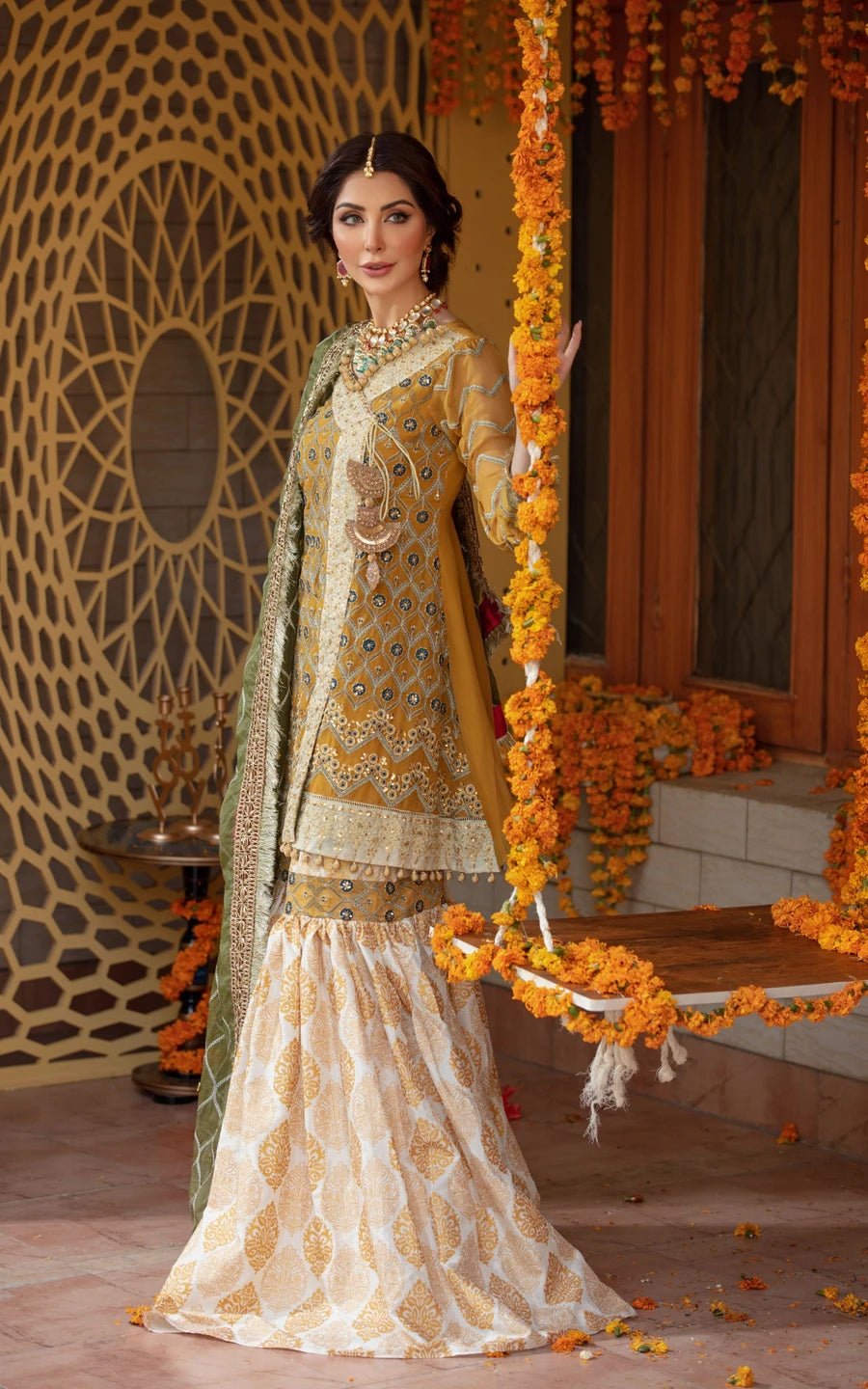 Sanaya Formal Gharara Hussna SYA01-Designer dhaage
