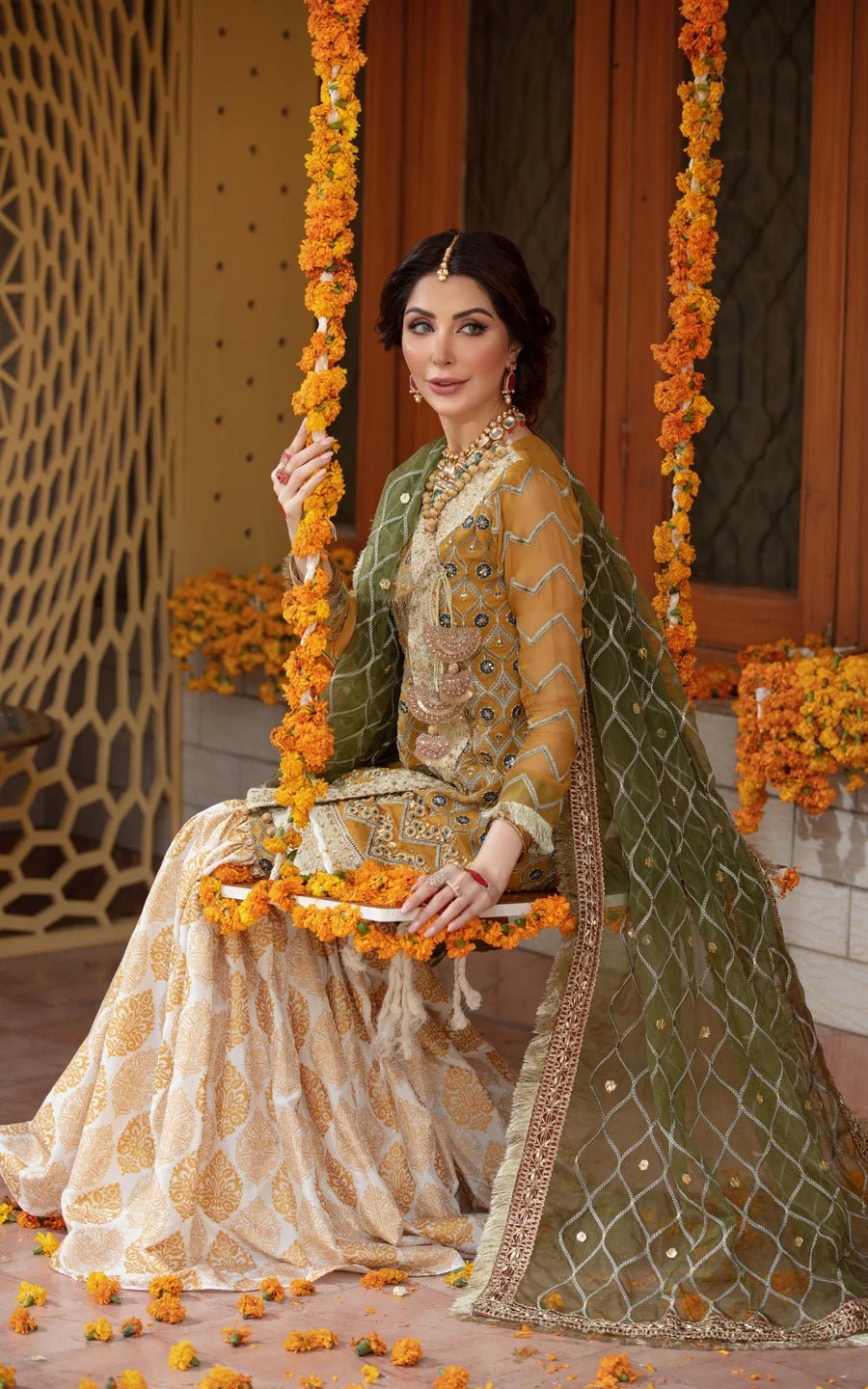 Sanaya Formal Gharara Hussna SYA01-Designer dhaage