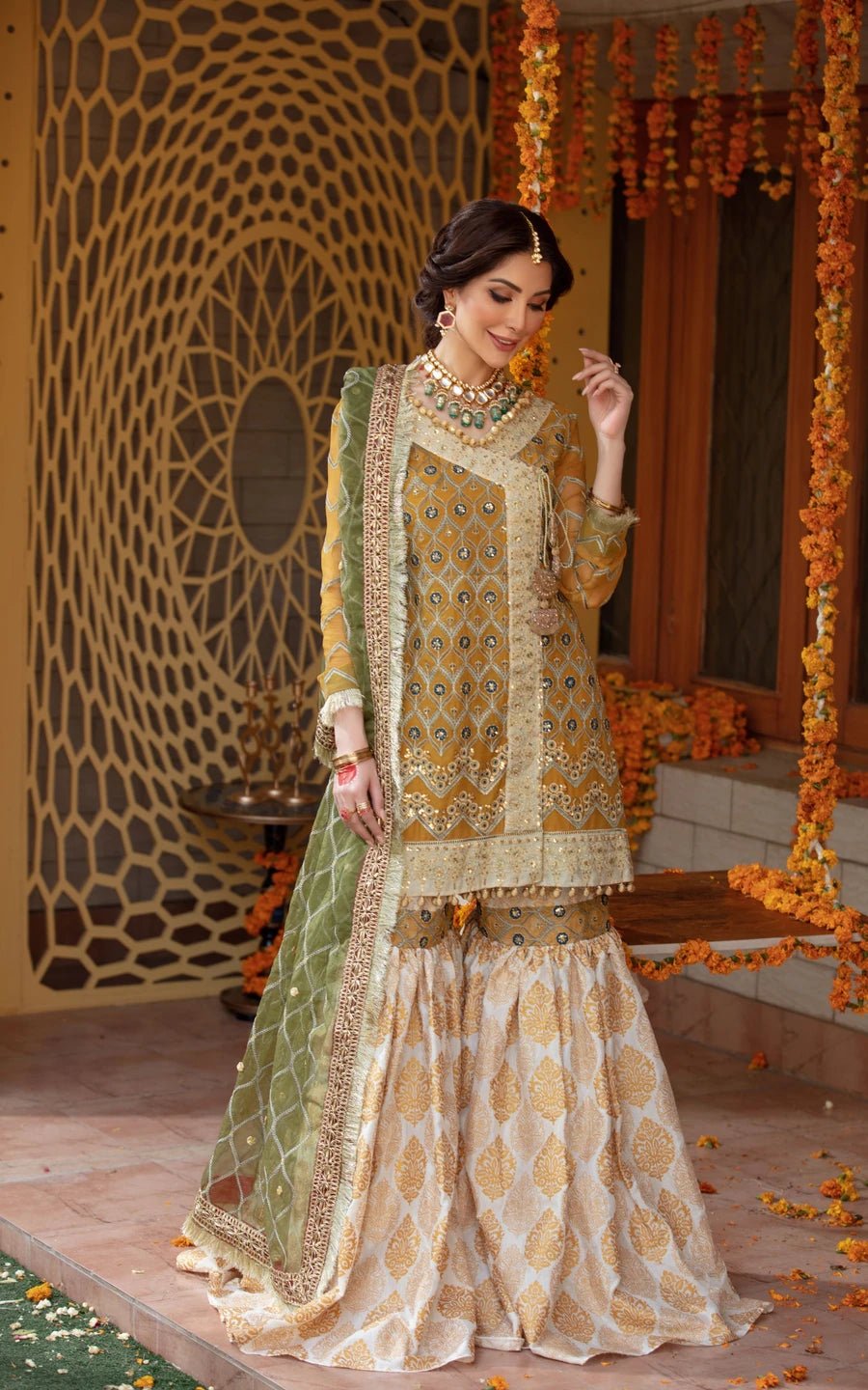 Sanaya Formal Gharara Hussna SYA01-Designer dhaage