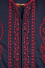 Sapphire Embroidered Cotton Satin 3 Piece Suit SAP126-Designer dhaage
