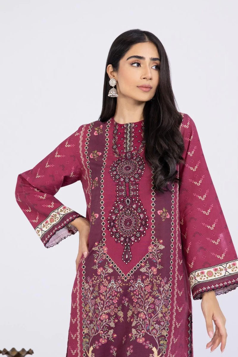 Sapphire Embroidered Khaddar 2 Piece Suit SAP102 - Designer dhaage