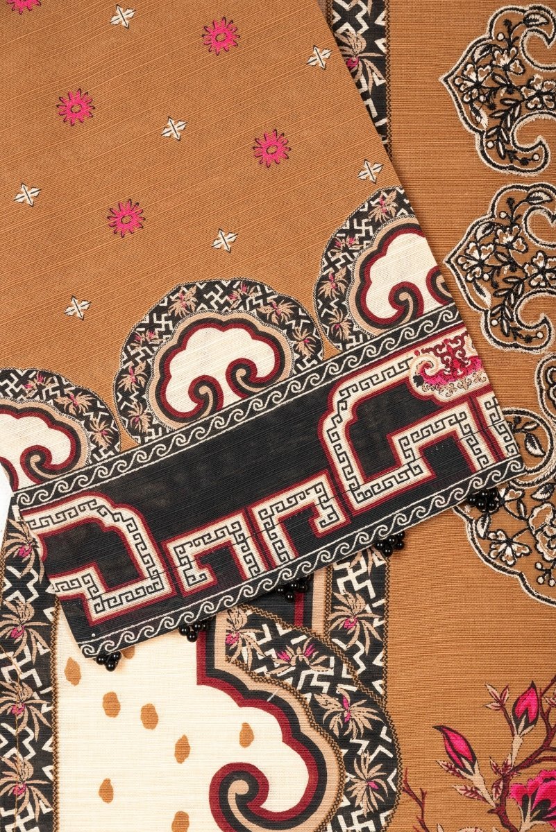 Sapphire Embroidered Khaddar 3 Piece Suit SAP105 - Designer dhaage