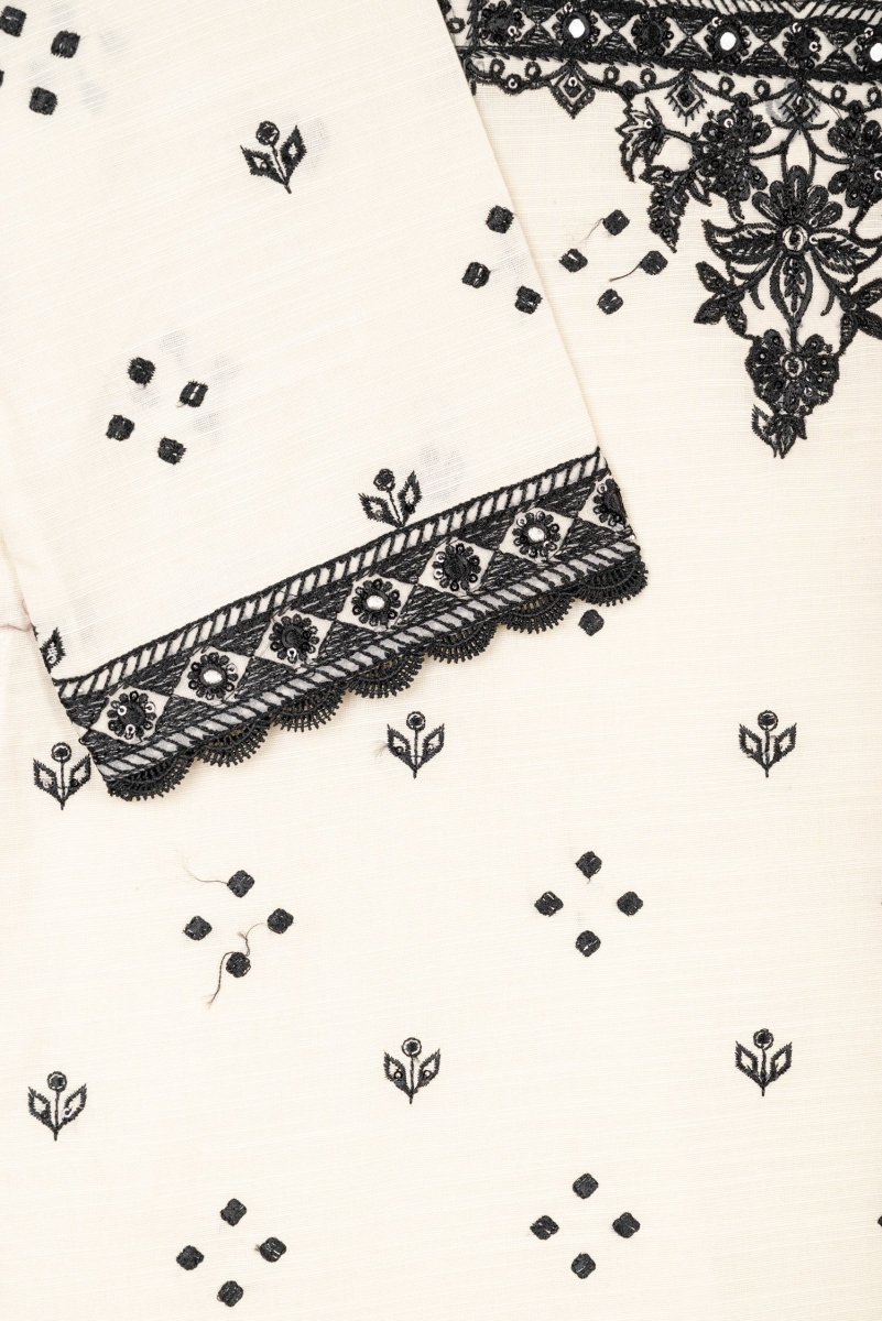 Sapphire Embroidered Khaddar 3 Piece Suit SAP110 - Designer dhaage