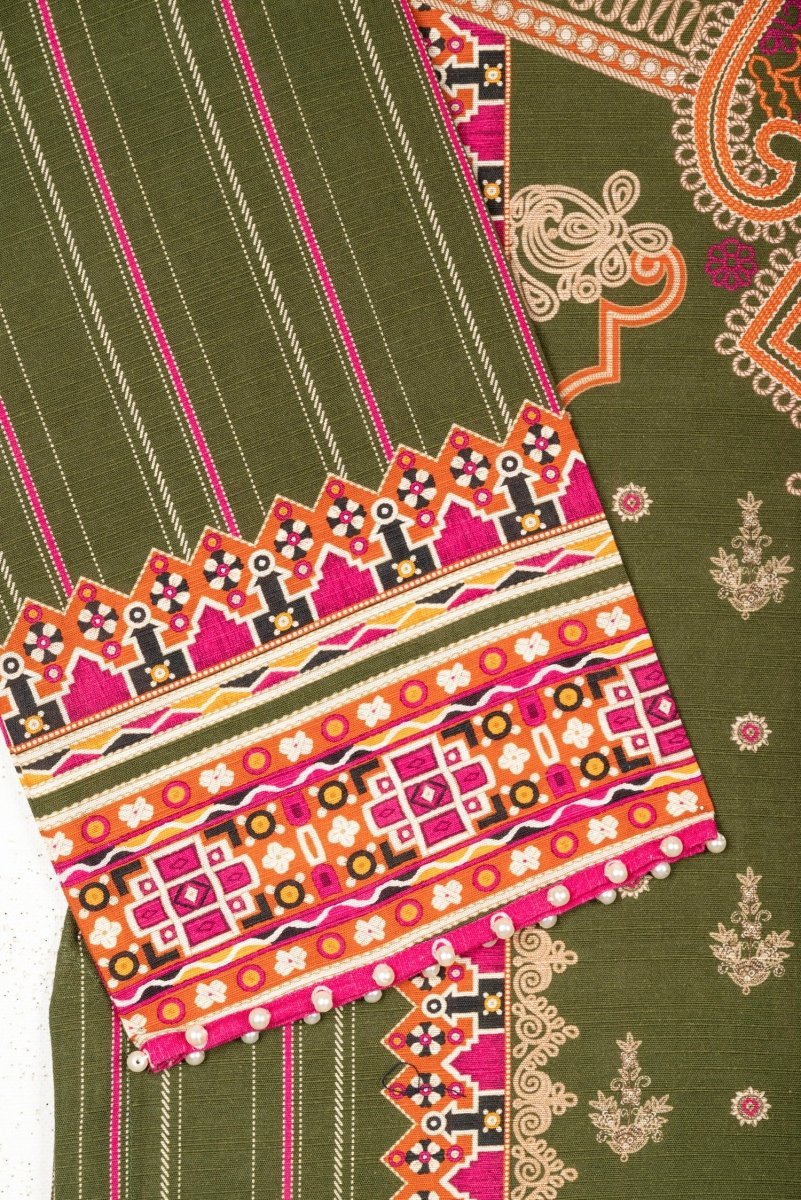 Sapphire Embroidered Khaddar 3 Piece Suit SAP129 - Designer dhaage