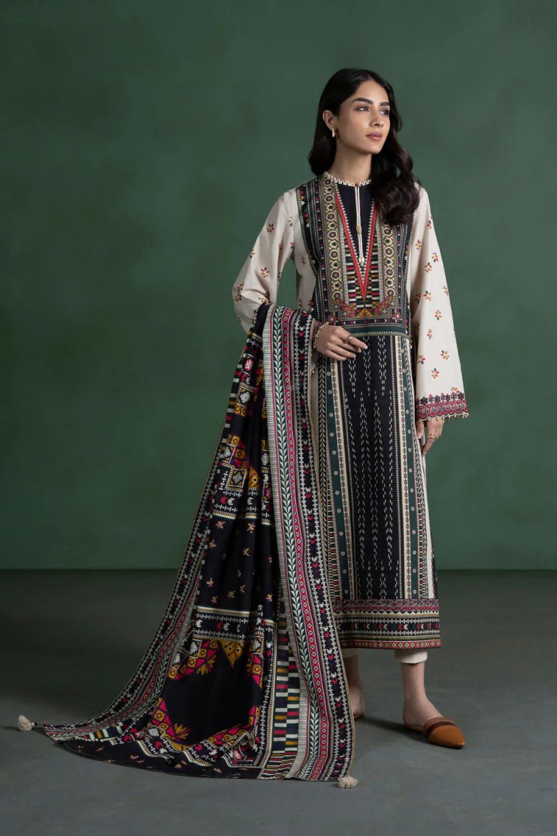 Sapphire Khaddar 3 Piece Suit SAP118 - Designer dhaage