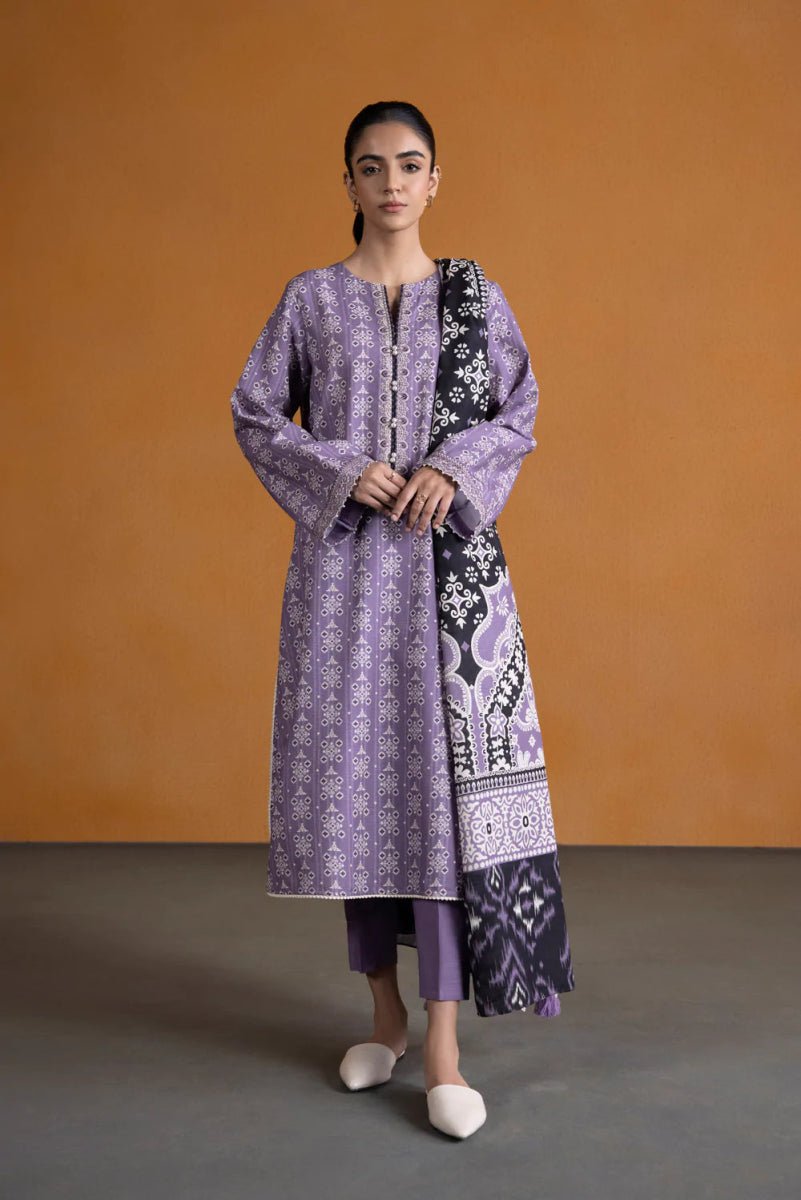 Sapphire Khaddar 3 Piece Suit SAP122 - Designer dhaage