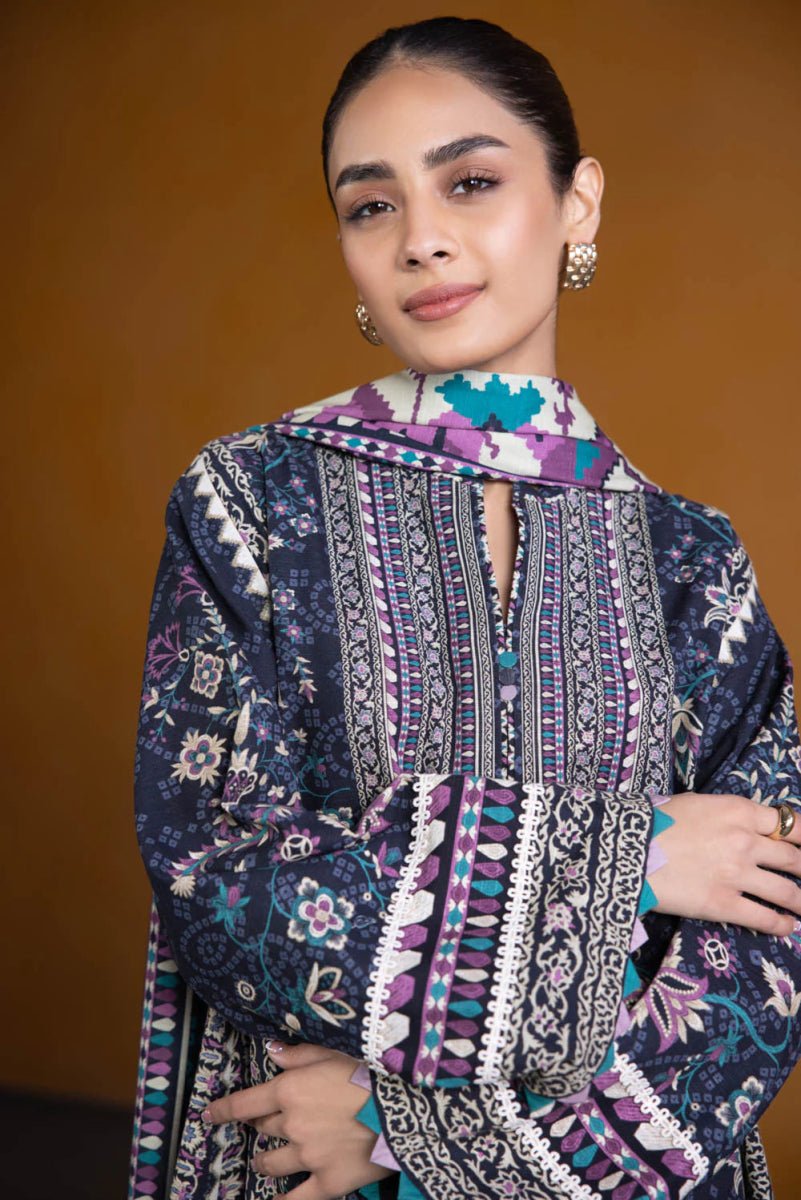 Sapphire Khaddar 3 Piece Suit SAP128 - Designer dhaage