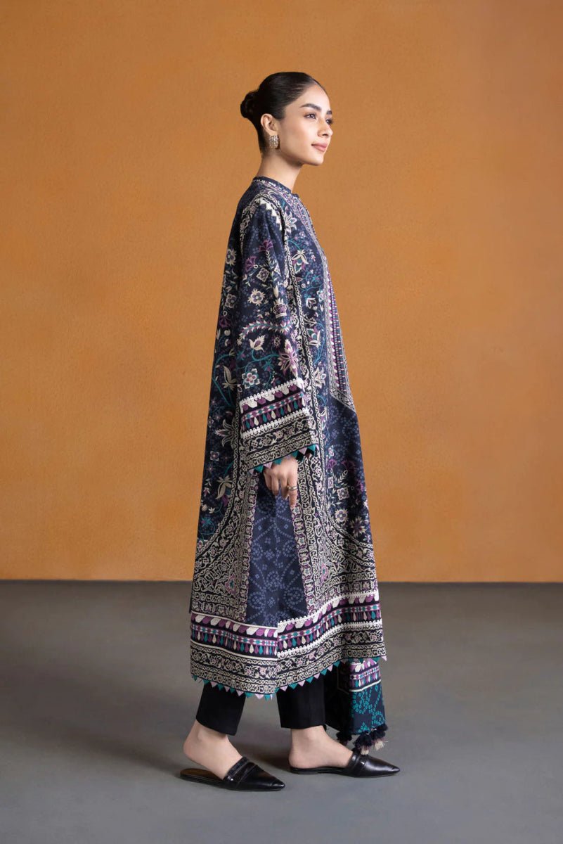 Sapphire Khaddar 3 Piece Suit SAP128 - Designer dhaage