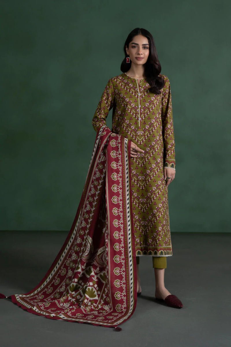 Sapphire Khaddar 3 Piece Suit SAP131 - Designer dhaage