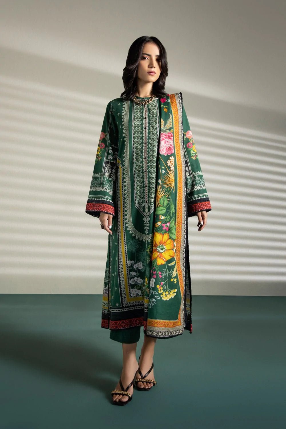 Sapphire Khaddar 3 Piece Suit SAP50-Designer dhaage