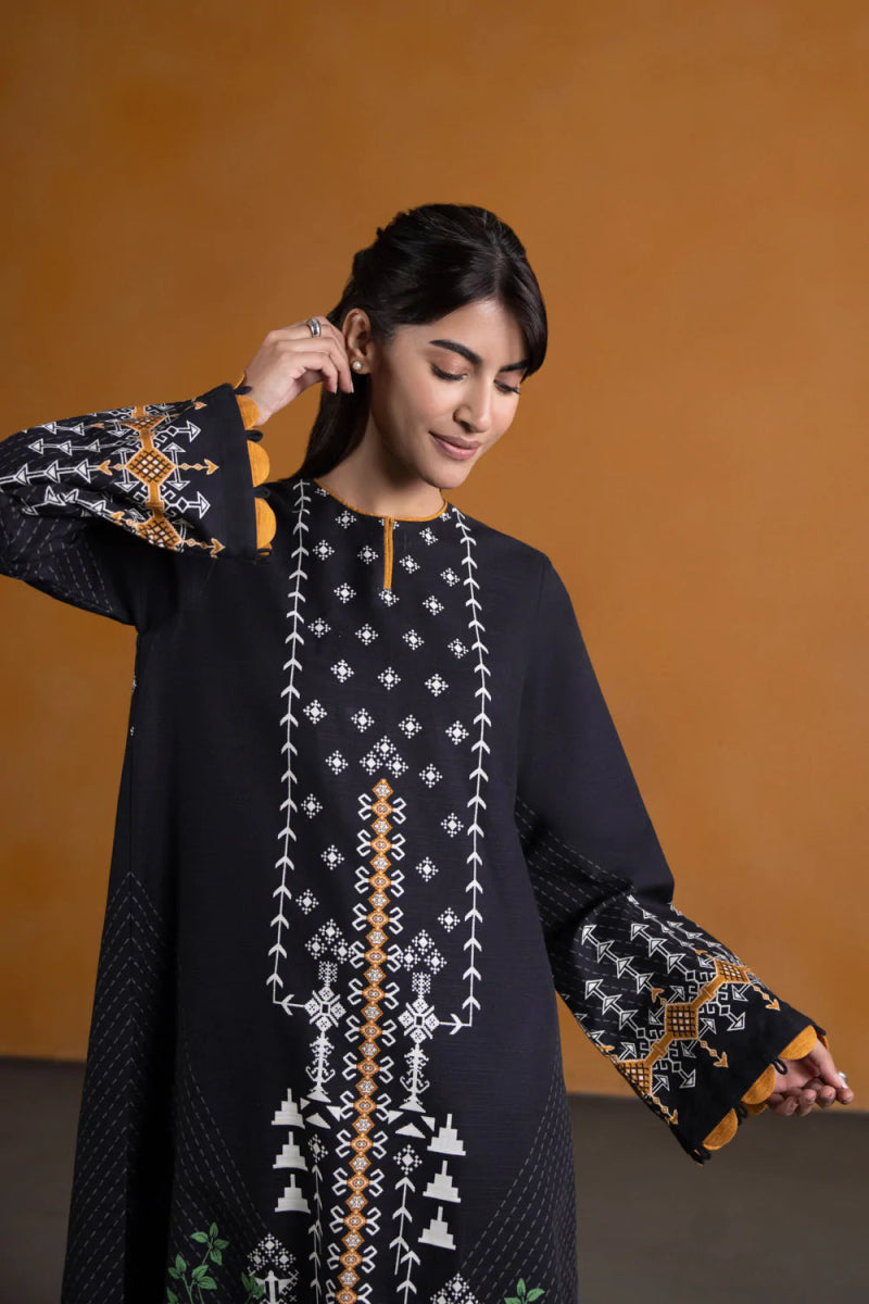 Sapphire Khaddar Shirt SAP116-Designer dhaage