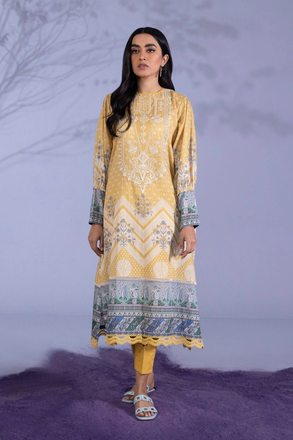 Sapphire Lawn 2 PC Suit SAP35
