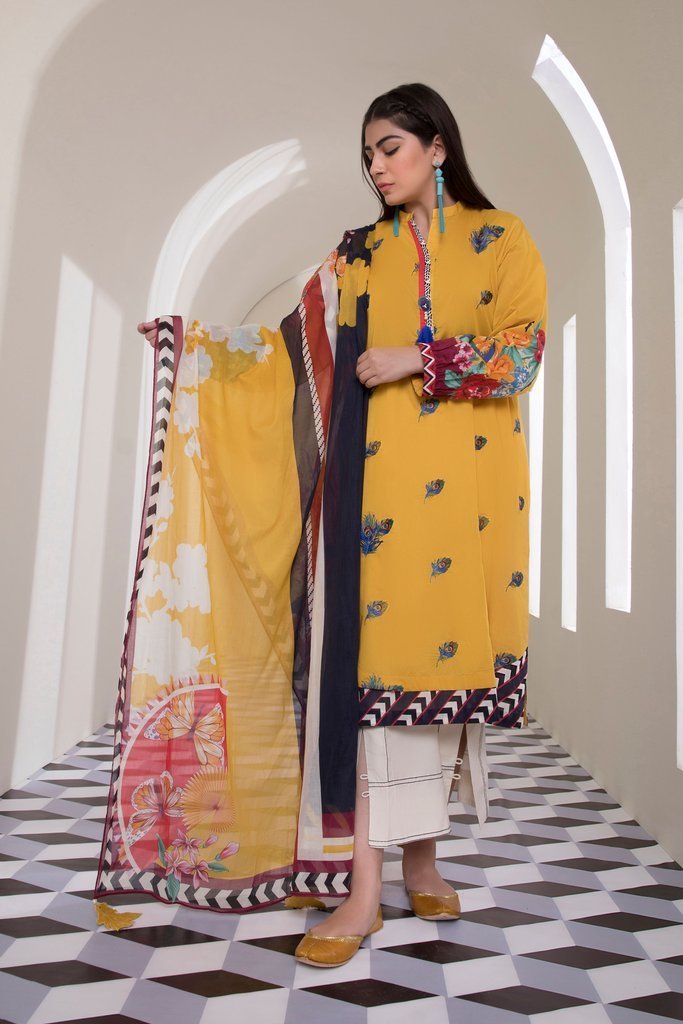Sapphire Lawn 3 PC Suit SAP13