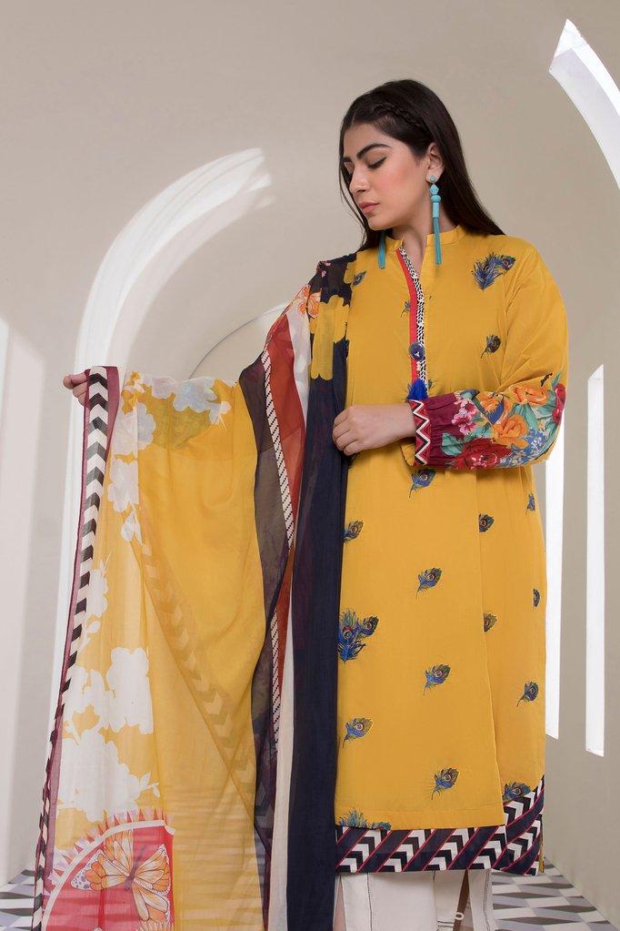 Sapphire Lawn 3 PC Suit SAP13