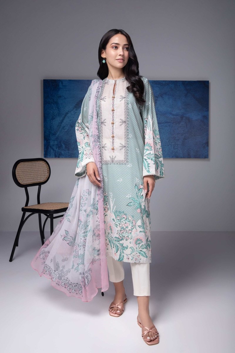 Sapphire Lawn 3 PC Suit SAP25