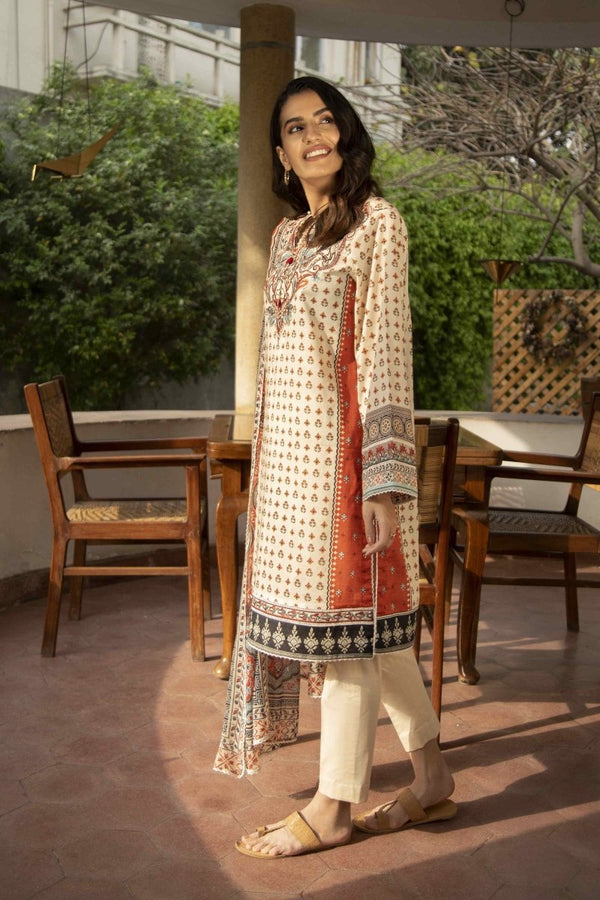 Sapphire Lawn 3 PC Suit SAP29-Designer dhaage