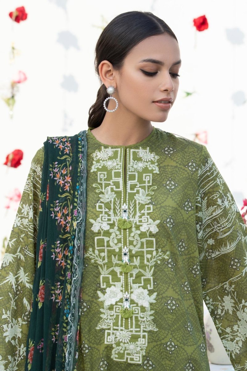 Sapphire Lawn 3 PC Suit SAP41-Designer dhaage